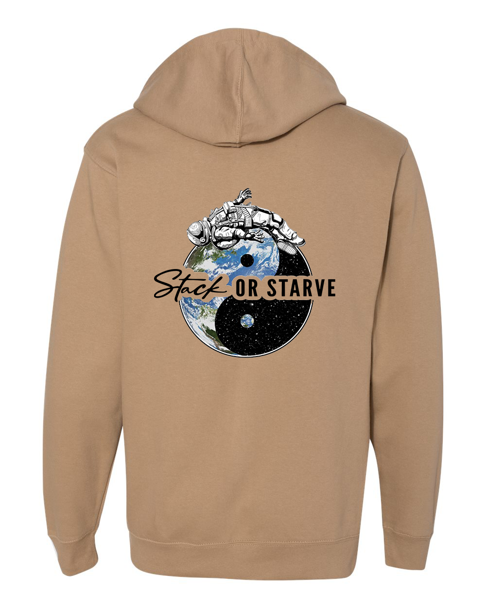 S.O.S Yin Yang Hoodie - Sandstone