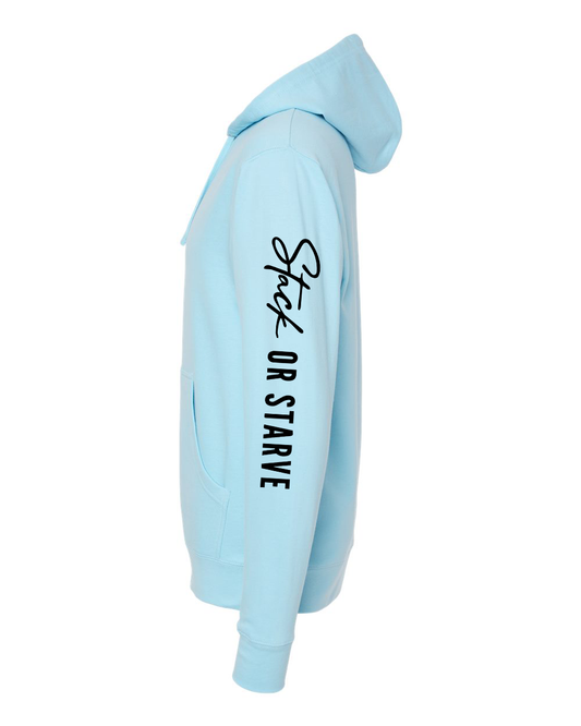 S.O.S Yin Yang Hoodie - Aqua Blue