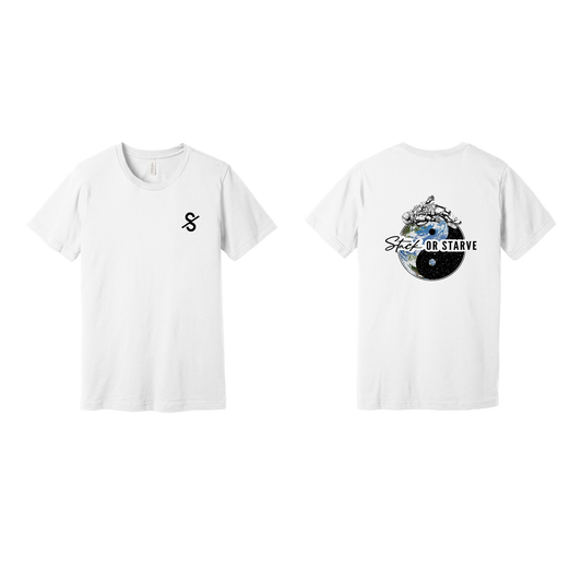 S.O.S Yin Yang Tee - White